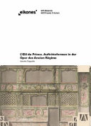 Oeil du prince : auftrittsformen in der oper des Ancien Regime /