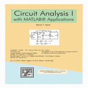 Circuit analysis I : with MATLAB applications /