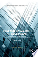 Cost and optimization in government : an introduction to cost accounting, operations management and quality control /