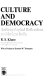 Culture and democracy : anthropological reflections on modern India / R.S. Khare ; with a preface by Kenneth W. Thompson.