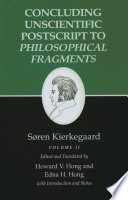 Concluding unscientific postscript to Philosophical fragments.