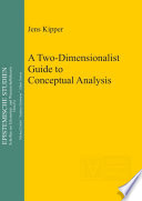 A two-dimensionalist guide to conceptual analysis