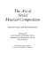 The art of strict musical composition / Johann Philipp Kirnberger ; translated by David Beach and Jurgen Thym ; introduction and explanatory notes by David Beach.