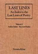 Last lines : an index to the last lines of poetry /