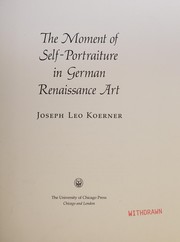 The moment of self-portraiture in German renaissance art /