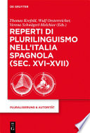 Reperti di plurilinguismo nell'Italia spagnola (sec. XVI-XVII)