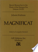 Magnificat / Johann Kuhnau ; edited by Evangeline Rimbach.