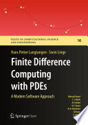 Finite Difference Computing with PDEs A Modern Software Approach /