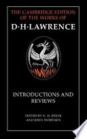 Introductions and reviews / D.H. Lawrence ; edited by N.H. Reeve and John Worthen.