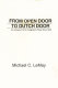 From open door to Dutch door : an analysis of U.S. immigration policy since 1820 /