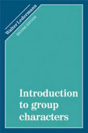 Introduction to group characters /
