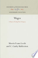 Wages : a Means of Testing Their Adequacy /