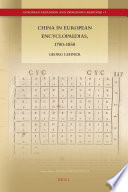 China in European encyclopaedias, 1700-1850 / by Georg Lehner.