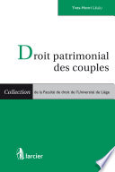 Droit patrimonial des couples /