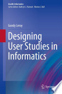 Designing user studies in informatics /