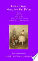 Cesare Pugni : Music from Five Ballets Ondine Esmeralda Pas de Quatre Catarina, ou La Fille du bandit Théolinda, ou Le Lutin de la vallée.