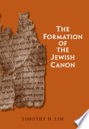 The formation of the Jewish canon /