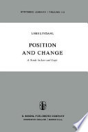 Position and change : a study in law and logic / Lars Lindahl.