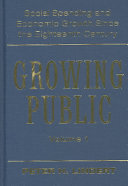 Growing public : social spending and economic growth since the eighteenth century /