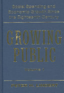 Growing public : social spending and economic growth since the eighteenth century / Peter H. Lindert.