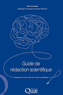 Guide de redaction scientifique L'hypothese, cle de voute de l'article scientifique /