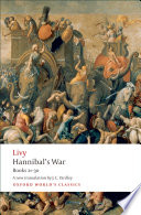 Hannibal's war : books twenty-one to thirty /