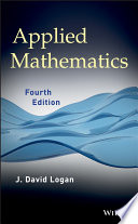 Applied mathematics / J. David Logan.