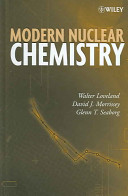 Modern nuclear chemistry /