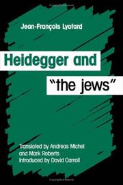Heidegger and "the jews" /