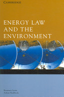 Energy law and the environment /