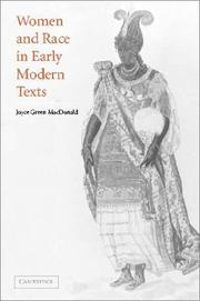 Women and race in early modern texts / Joyce Green MacDonald.