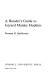 A reader's guide to Gerard Manley Hopkins / Norman H. MacKenzie.