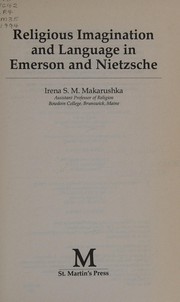 Religious imagination and language in Emerson and Nietzsche /