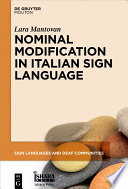 Nominal modification in Italian sign language /