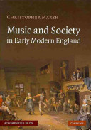 Music and society in early modern England /