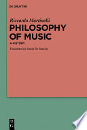 Philosophy of music : a history /