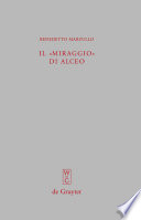 Il "miraggio" di Alceo / di Benedetto Marzullo.