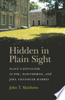 Hidden in plain sight : slave capitalism in Poe, Hawthorne, and Joel Chandler Harris /