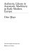 Authority, liberty, & automatic machinery in early modern Europe / Otto Mayr.