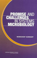 Promise and challenges in systems microbiology : workshop summary /