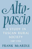 Altopascio : a study in Tuscan rural society, 1587-1784 /