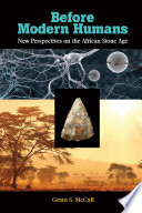 Before modern humans : new perspectives on the African Stone Age /