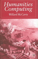 Humanities computing / Willard McCarty.