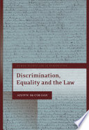 Discrimination, equality and the law /