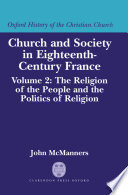 Church and society in eighteenth-century France.