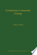 Evolutionary community ecology /