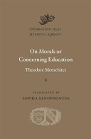 On morals or Concerning education /
