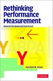 Rethinking performance measurement : beyond the balanced scorecard /