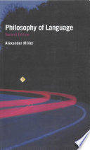 Philosophy of language / Alexander Miller.