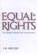 Equal rights : the Jesuits' Estates Act controversy /